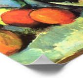 Nog steeds leven, vaas met Tulpen door Paul Cezann Poster (Hoek)