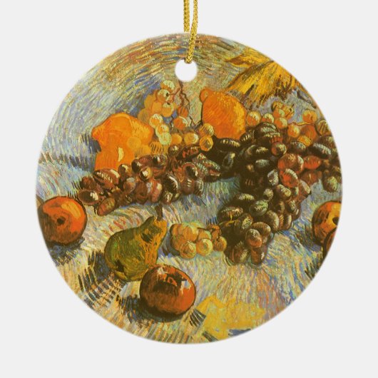 Nog steeds leven van Vincent van Gogh, Fine Art Keramisch Ornament (Voorkant)