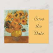 Nog steeds leven - Vase met twaalf zonnebloemen, V Aankondigingskaart (Voorkant)