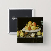 Nog steeds leven vierkante button 5,1 cm (Voorkant /achterkant)