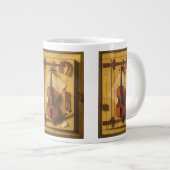 Nog steeds leven Violin en muziek door William Har Grote Koffiekop (Voorkant rechts)