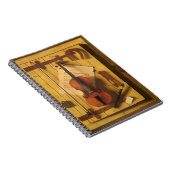 Nog steeds leven Violin en muziek door William Har Notitieboek (Rechterzijde)