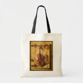 Nog steeds leven Violin en muziek door William Har Tote Bag (Voorkant)