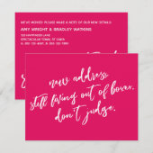 Nog steeds leven w / dozen Niet oordelen Raspberry Notitiekaartje (Voorkant / Achterkant)