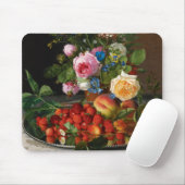 Nog steeds levende Rozen en aardbeien door Otto Ot Muismat (Met muis)