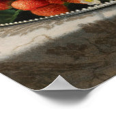 Nog steeds levende Rozen en aardbeien door Otto Ot Poster (Hoek)