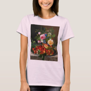 Nog steeds levende Rozen en aardbeien door Otto Ot T-shirt