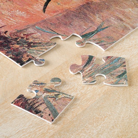 Nog steeds levensbloem met Chives door Vincent van Legpuzzel (Zijkant)