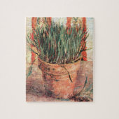 Nog steeds levensbloem met Chives door Vincent van Legpuzzel (Verticaal)