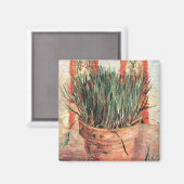 Nog steeds levensbloem met Chives door Vincent van Magneet (Voorkant / Achterkant)