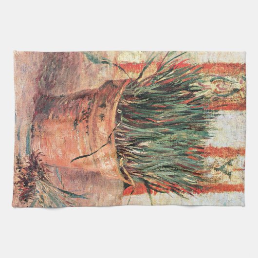 Nog steeds levensbloem met Chives door Vincent van Theedoek (Horizontaal)