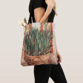 Nog steeds levensbloem met Chives door Vincent van Tote Bag (Dichtbij)