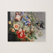 Nog steeds levensbloemen en vruchten van klassieke legpuzzel (Horizontaal)