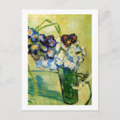 Nog steeds levensglas van Gogh Fine Art Briefkaart (Voorkant)
