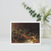 Nog steeds levensmand groenten Van Gogh Fine Art Briefkaart (Staand voorkant)