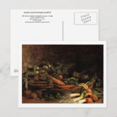 Nog steeds levensmand groenten Van Gogh Fine Art Briefkaart (Voorkant / Achterkant)