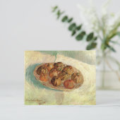Nog steeds levensmand van appels Van Gogh Fine Art Briefkaart (Staand voorkant)