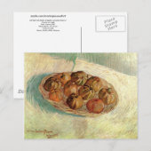 Nog steeds levensmand van appels Van Gogh Fine Art Briefkaart (Voorkant / Achterkant)