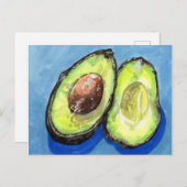 Nog steeds levensonderzoek op Avocado Briefkaart (Voorkant / Achterkant)