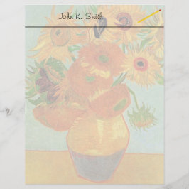 Nog steeds levensvaas met twaalf zonnebloemen van 