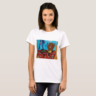 Nog steeds liefde trendy artistieke vrouw shirt