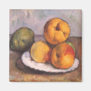 Nog steeds Life Quince, Apples, peren van Paul Cez Magneet