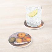 Nog steeds Life Quince, Apples, peren van Paul Cez Zandsteen Onderzetter (Zijkant)