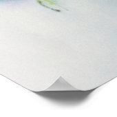 Nog steeds Life Rose Bouquet Waterverf Poster (Hoek)