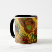 Nog steeds Life Vase met 15 zonnebloemen Vincent v Mok (Voorkant links)