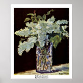 Nog steeds Lila Bouquet door Manet Edouard Poster (Voorkant)