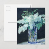 Nog steeds Lila Bouquet door Manet Impressionist Briefkaart (Voorkant / Achterkant)