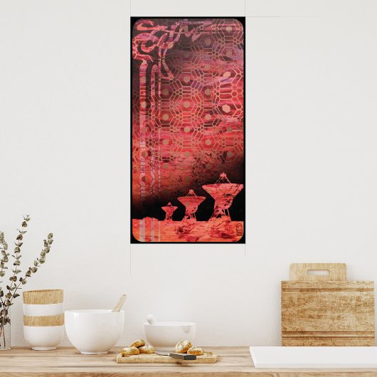 nog steeds luisteren poster (Keuken)