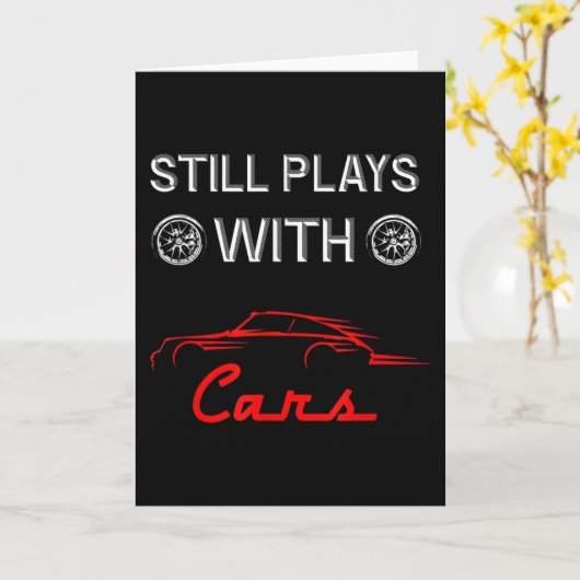 Nog steeds met auto's kaart (Gele Bloem)