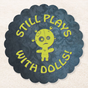 NOG STEEDS MET DOLLS. KARTONNEN ONDERZETTERS