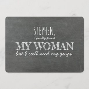 Nog steeds mijn GUYS Funny Groomsman-voorstel nodi Kaart