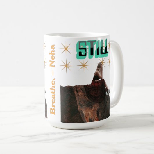 Nog steeds Mok – Minimalistische Mindfulness Coffe (Voorkant rechts)