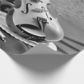 Nog steeds mooie kunstfoto's van muzikant techno cadeaupapier (Hoek)