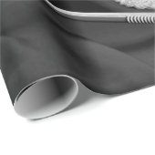 Nog steeds mooie kunstfoto's van muzikant techno cadeaupapier (Rol Hoek)