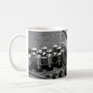 Nog steeds mooie kunstfoto's van muzikant techno koffiemok