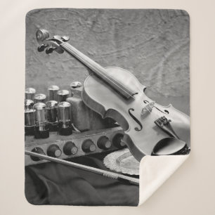 Nog steeds mooie kunstfoto's van muzikant techno sherpa deken