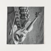 Nog steeds mooie kunstfoto's van muzikant techno wandkleed (Voorkant (horizontaal))