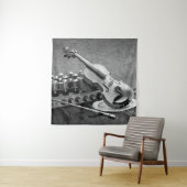 Nog steeds mooie kunstfoto's van muzikant techno wandkleed (In situ)