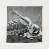 Nog steeds mooie kunstfoto's van muzikant techno wandkleed (Voorkant)