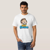 Nog Steeds Nieuwsgierige Grappige Opa Cartoon T-shirt (Voorkant volledig)