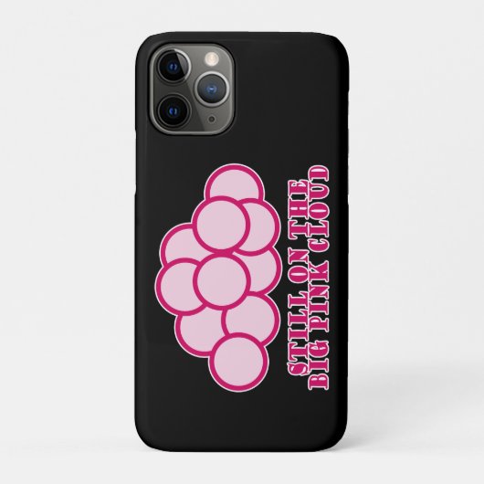 Nog steeds op de grote roze wolk Case-Mate iPhone case (Achterkant)