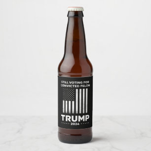 Nog steeds op veroordeelde misdadiger Trump 2024 s Bier Etiket