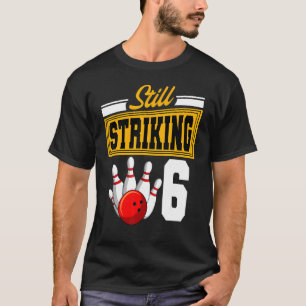 Nog steeds opvallend 6-jarige Bowling Bday Party C T-shirt