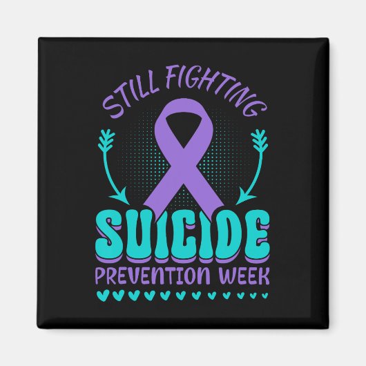 Nog steeds Paarse strijd tegen zelfmoordpreventie Magneet (Voorkant)