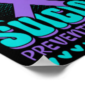 Nog steeds Paarse strijd tegen zelfmoordpreventie Poster