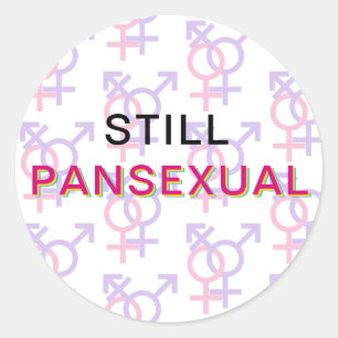 Nog steeds Pansexuele (T&F) Stickers